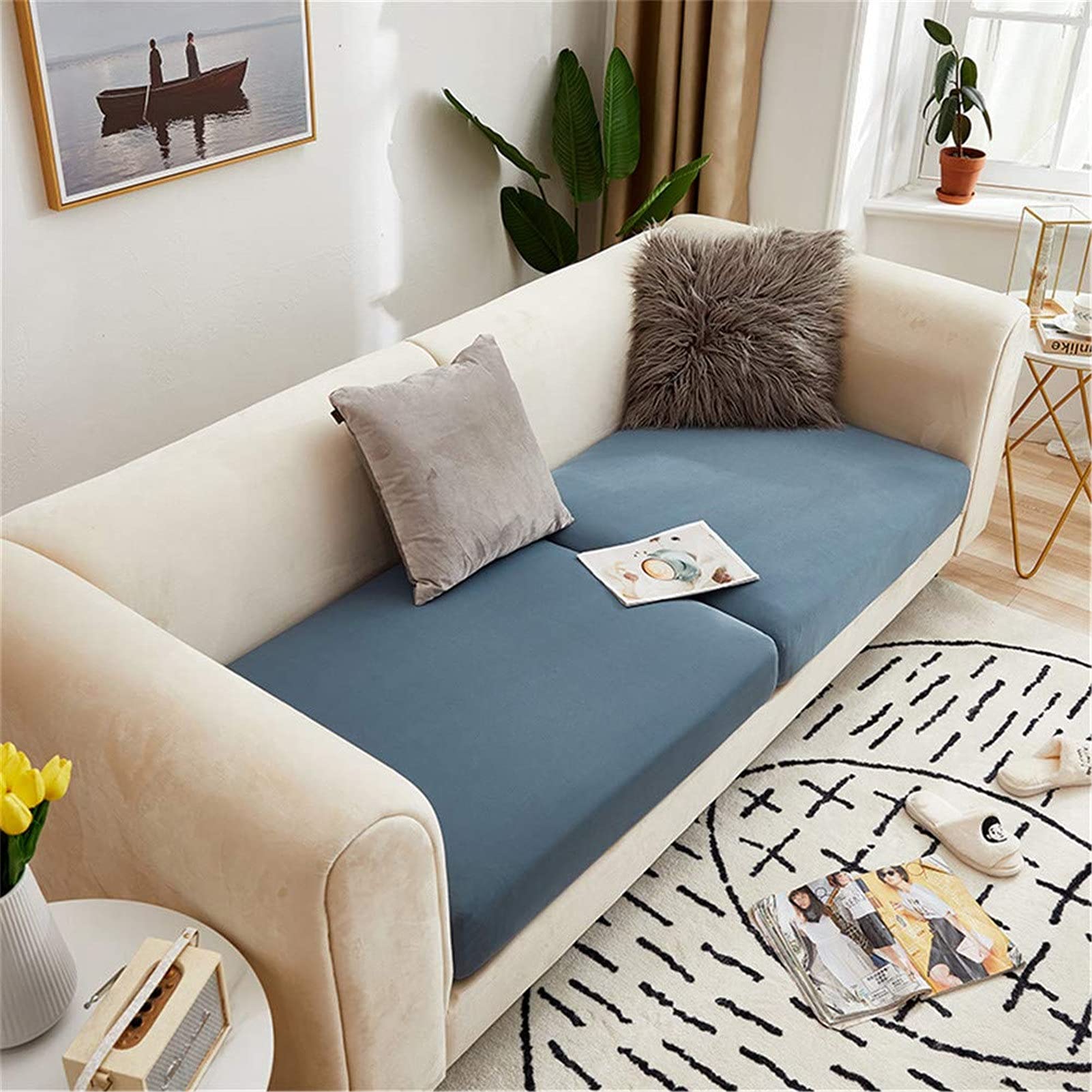 Amazon｜ZGDDPZA ソファシートクッションカバー、耐久性のあるソファー