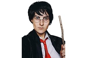 Kids' Harry Potter Wig and Glasses Set: The Perfect Costume Accessory!