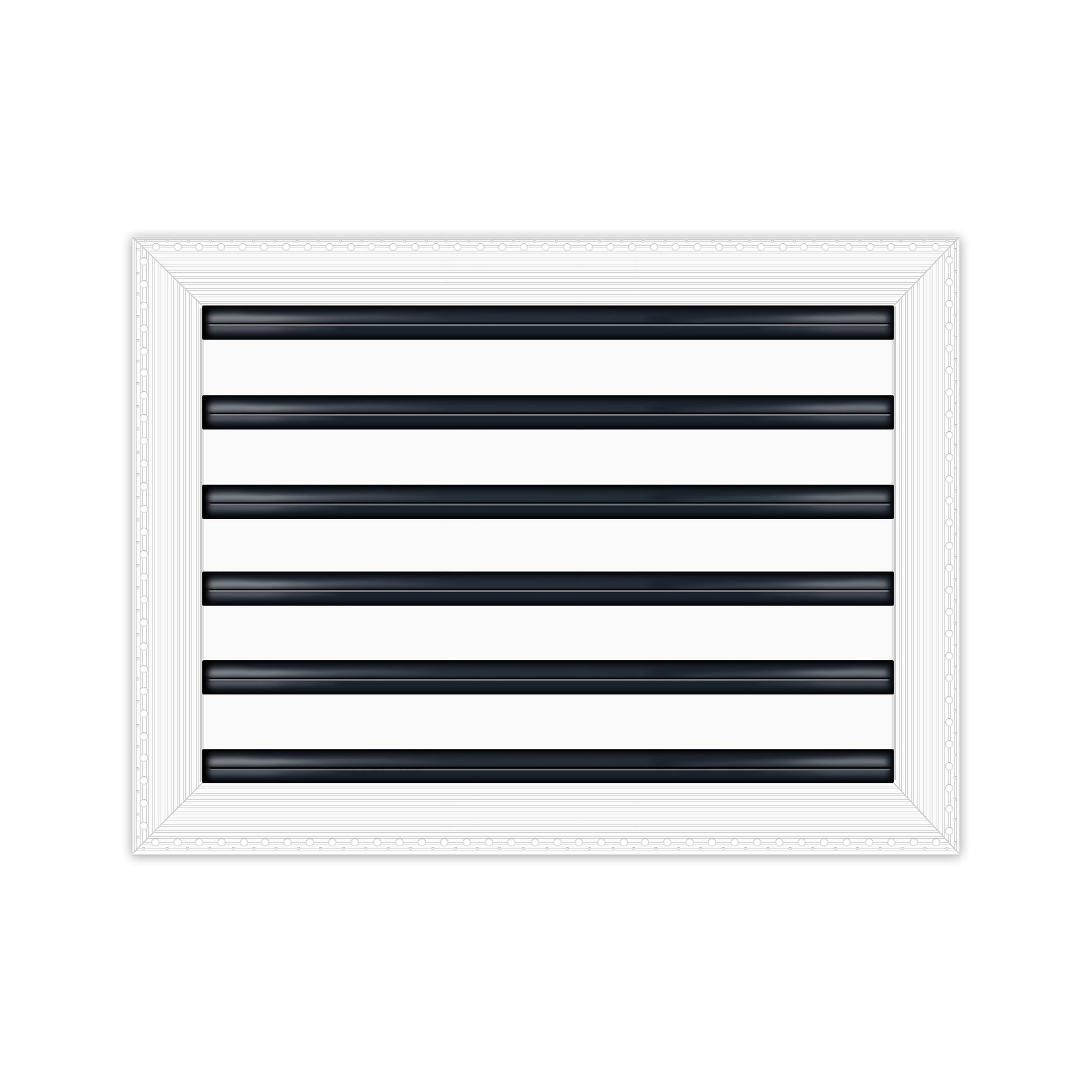 Couvercle d'aération blanc 40,6x30,5 cm diffuseur linéaire MUD plafond