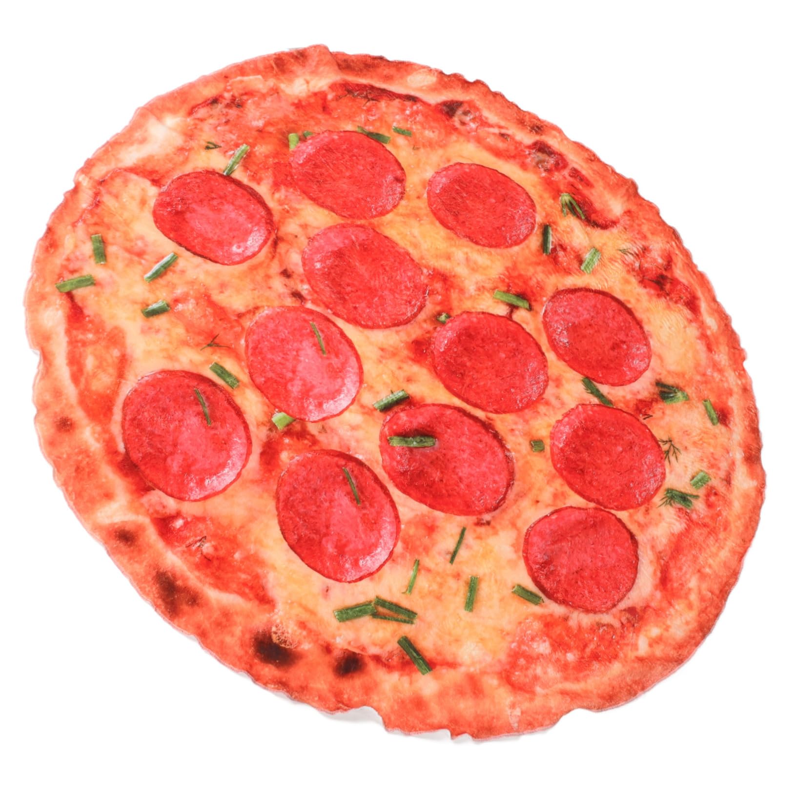 Manta de pizza redonda para tardes de sofá películas y pícnic al aire libre en familia