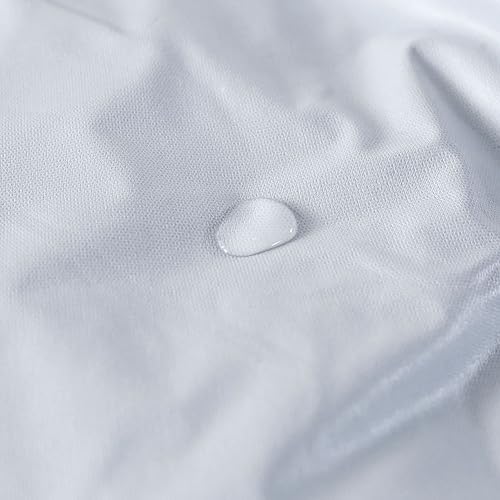 Miniatura 8 de WYFKYMXX Protectores de edredón para incontinencia, funda de edredón impermeable y transpirable, lavable y reutilizable, con lazos en las esquinas