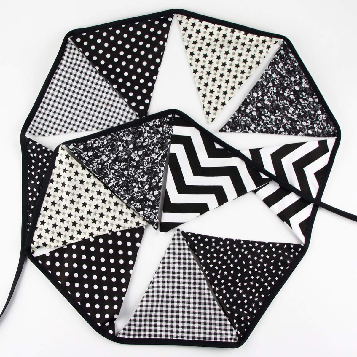Didiseaon 3pezzi Bandierine Triangolari Decorative Ghirlanda Da Metri Per Decorazioni Festive e Cerimonie