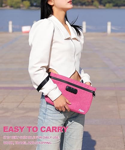 Miniatura 5 de Bolsa a prueba de olores con cerradura de combinación, recipientes grandes a prueba de olores, bolsa forrada de carbono a prueba de olores,