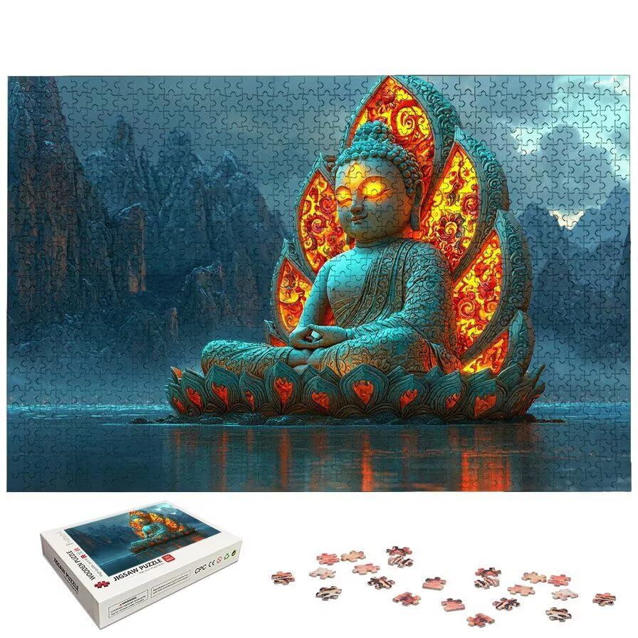 Puzzle 3000 Pièces Adultes, Puzzle 3000 Pieces Zen pour Adultes, Grand Puzzles Bois Paysage avec Boite, Jeu de Concentration pour Toute la Famille, Puzzles pour Décoration Maison, Cadeau Femme, -5459