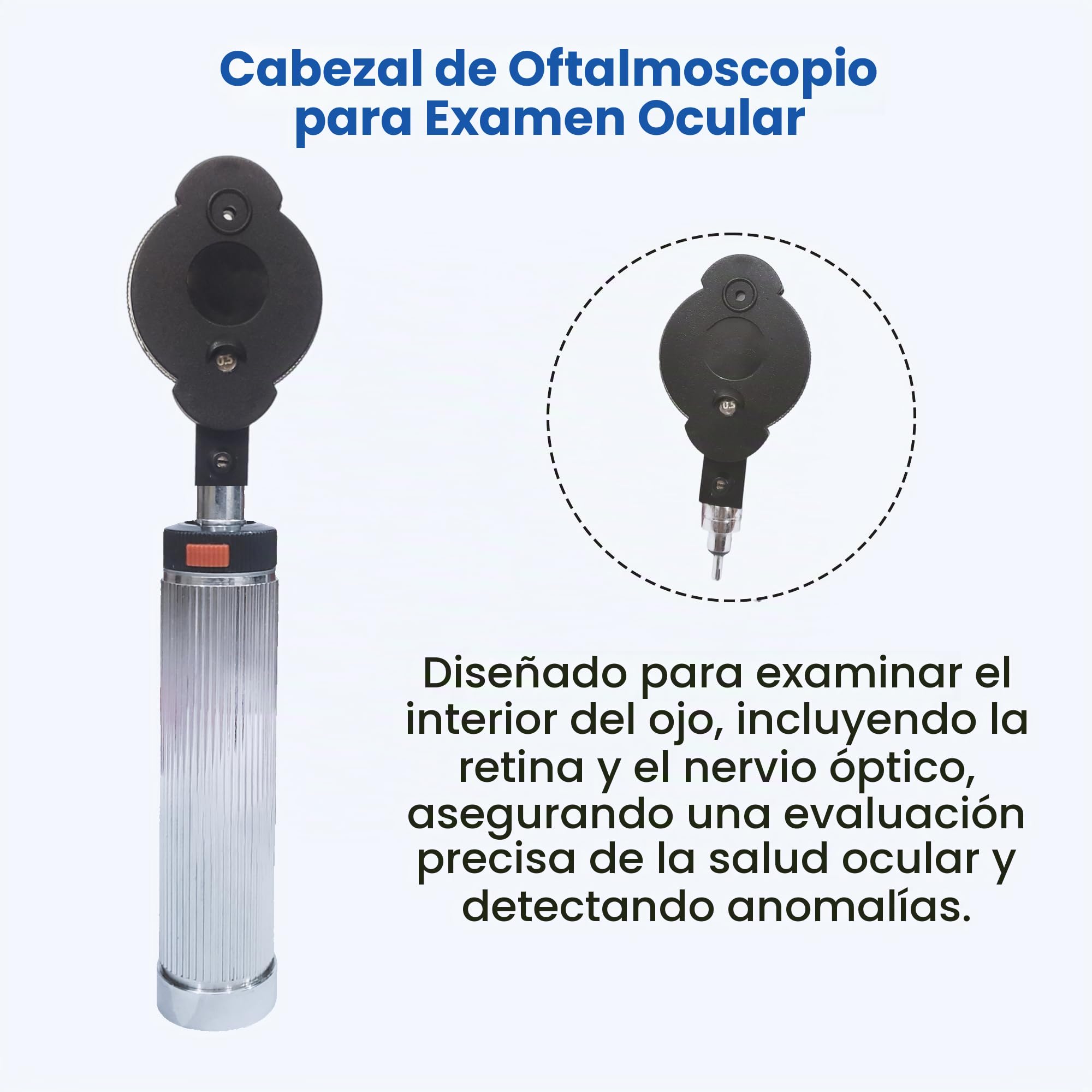 Kit de diagnóstico ENT para uso veterinario, juego completo de diagnóstico ENT con oftalmoscopio y otoscopio, espéculo de metal de diagnóstico médico, animales pequeños, kit de