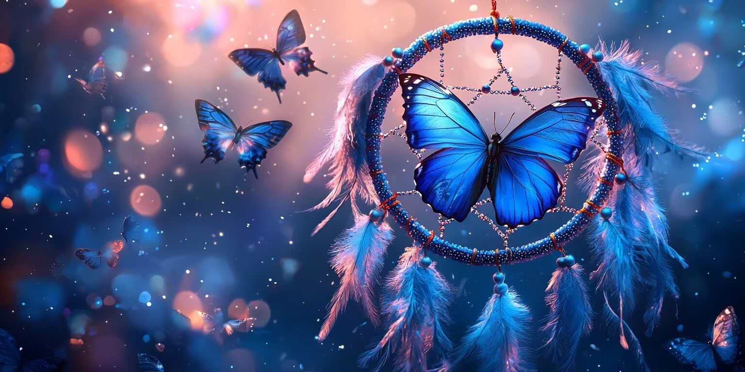 Cadeau DIY Broderie Diamant Papillon Bleu | Idée Créative Originale - 8