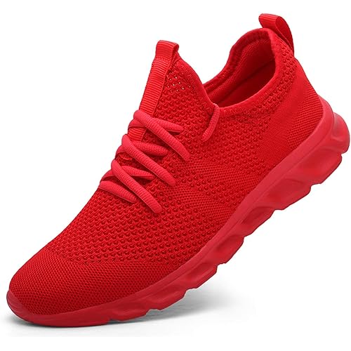 Damyuan Women's Walking Shoes Tennis Sneakers Casual Lace Up Lightweight Running Shoes