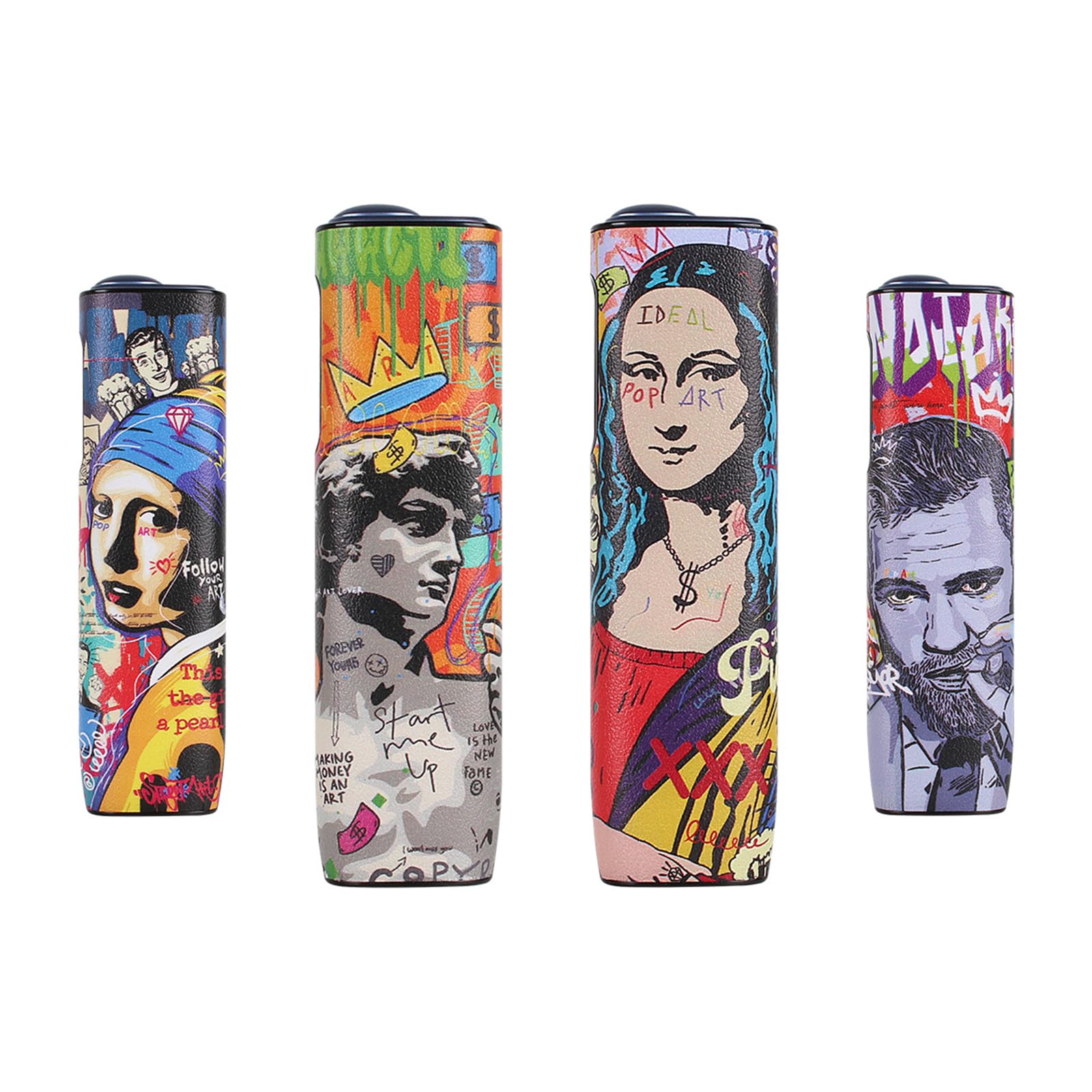 Custodia iLUMA i ONE (M0033) Graffiti Pelle PU Silicone Antiurto Antigraffio