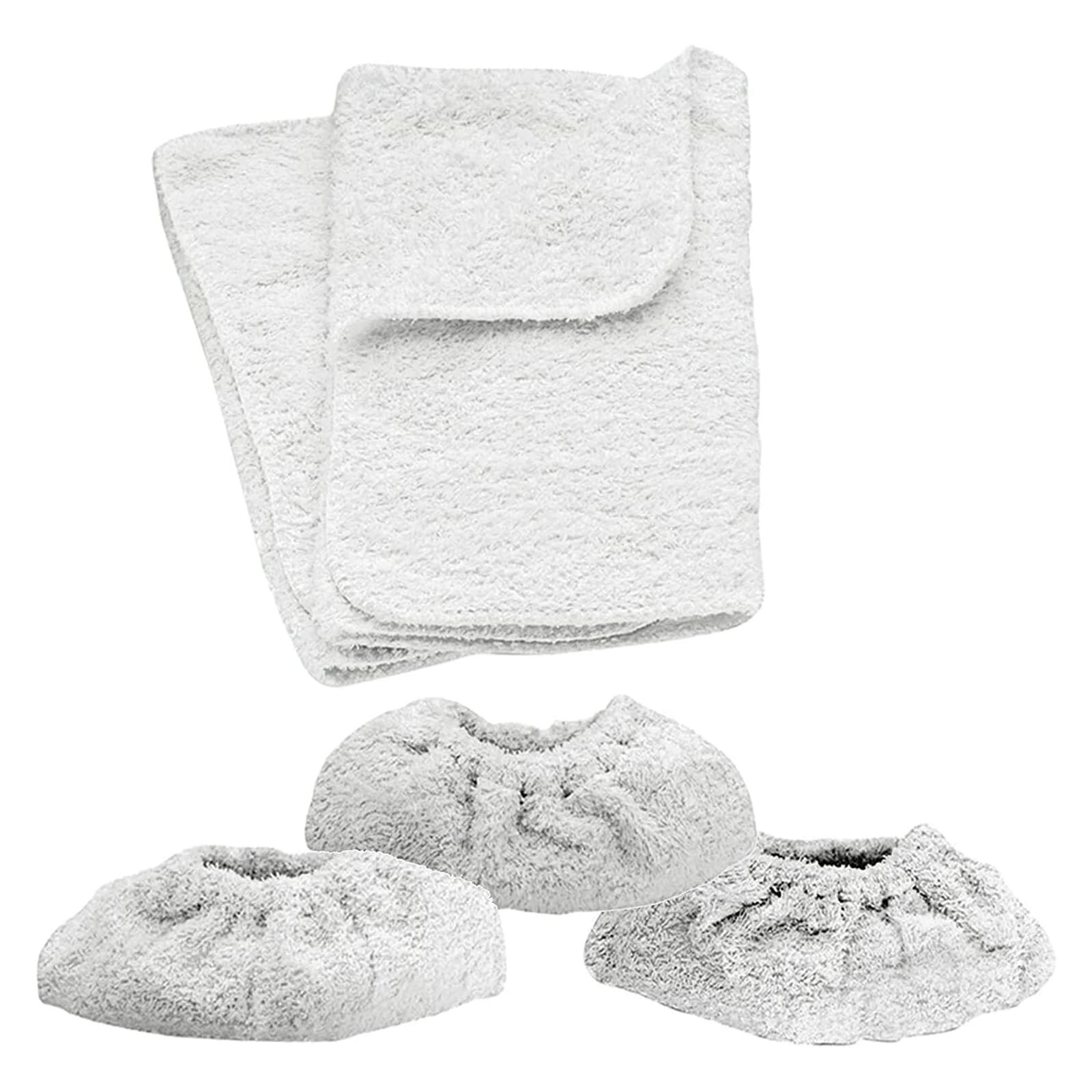 SPARES2GO Cotton Terry Cloth Hand Tool Covers & Pads for Karcher SC1.020 SC1020 SC1030 SC1030B Steam Cleaner