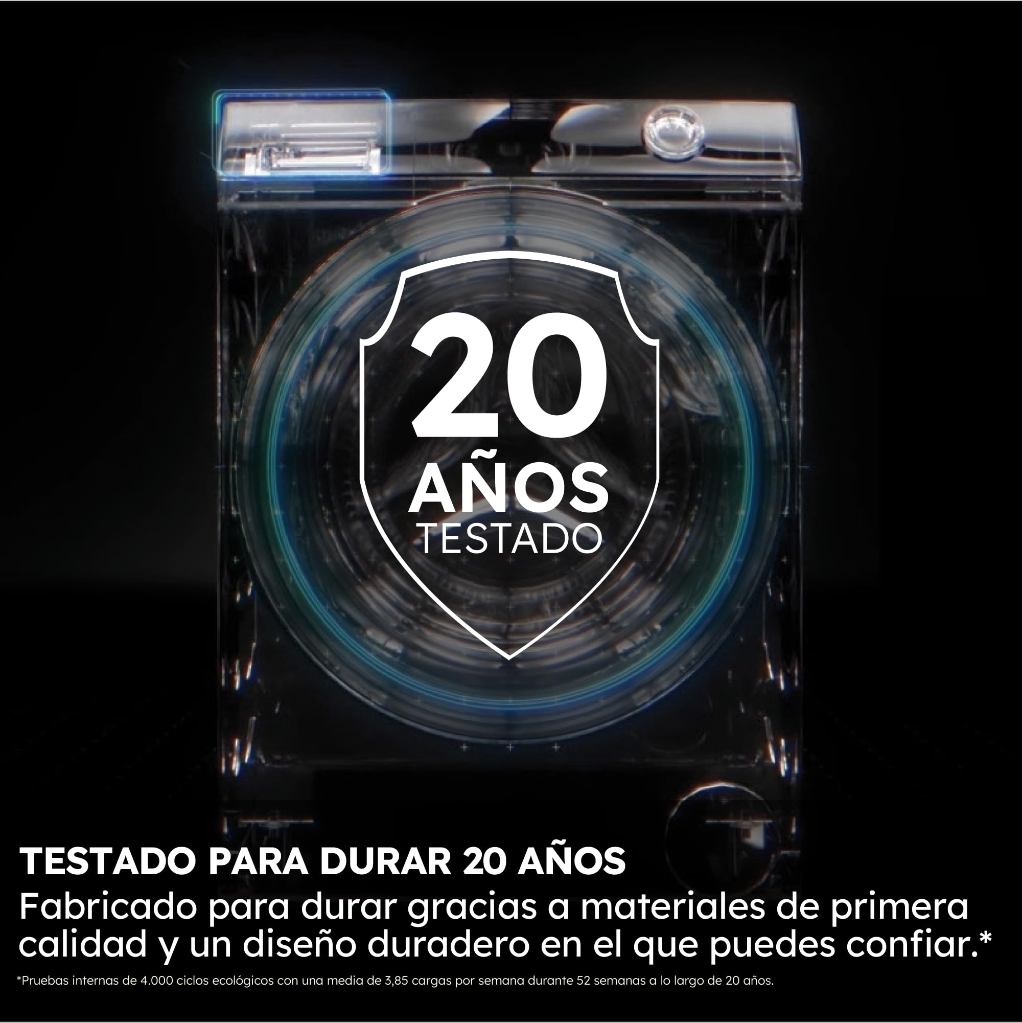 Haier X 7 HWD80BP14357TUIB Lavadora Secadora, Capacidad 8KG + 5KG, Motor Inverter, Wifi, Tecnología Antibacterias, Refresh, Inicio diferido, Detector Kg, 60cm ancho, 1400 RPM, 16 programas, Blanco — view 7