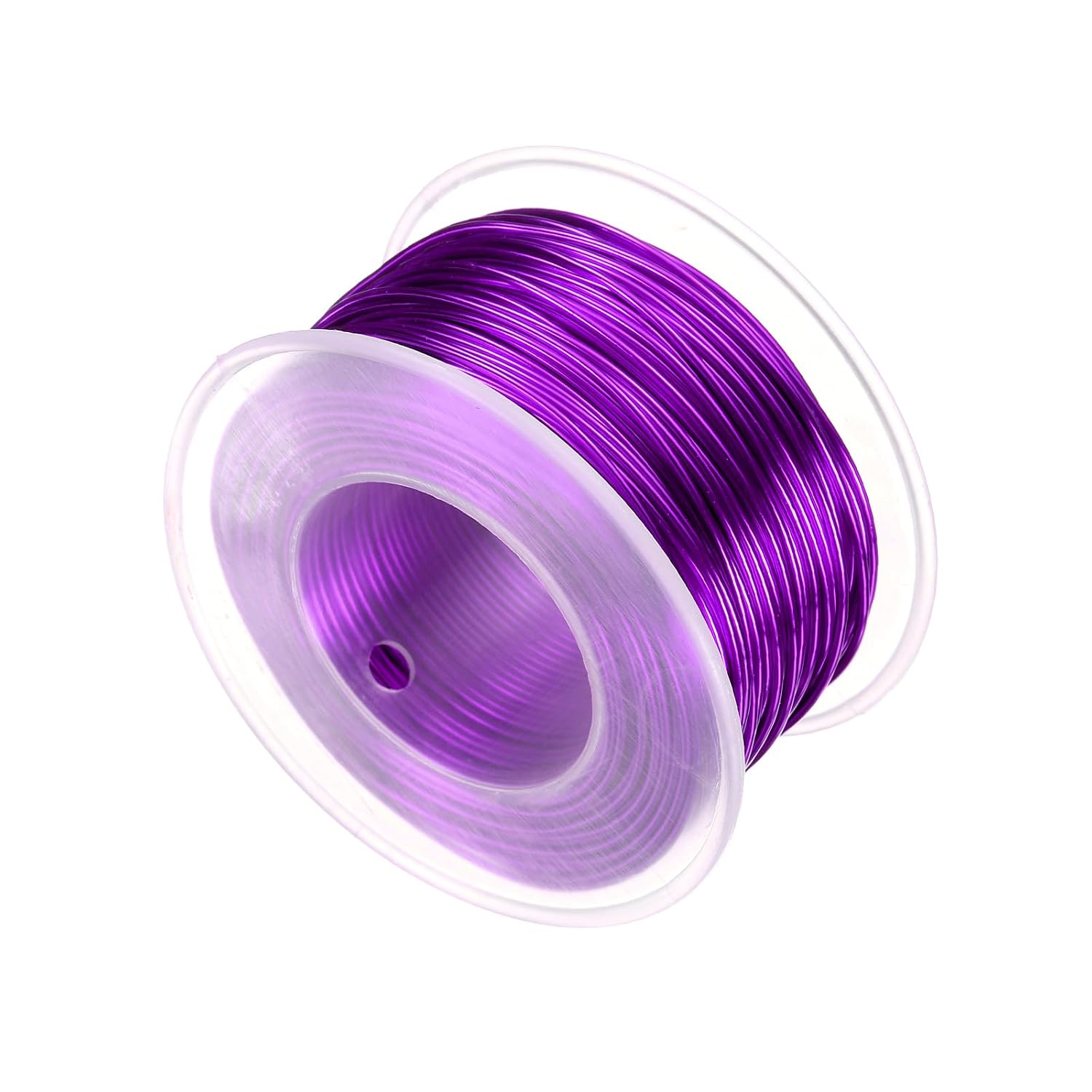 HARFINGTON 20 Gauge Aluminum Craft Wire 0.8mm 98.5ft Flexible Bendable Anodized Metal Jewelry Sculpting Wire for Jewelry Making Modelling Craft DIY, Purple