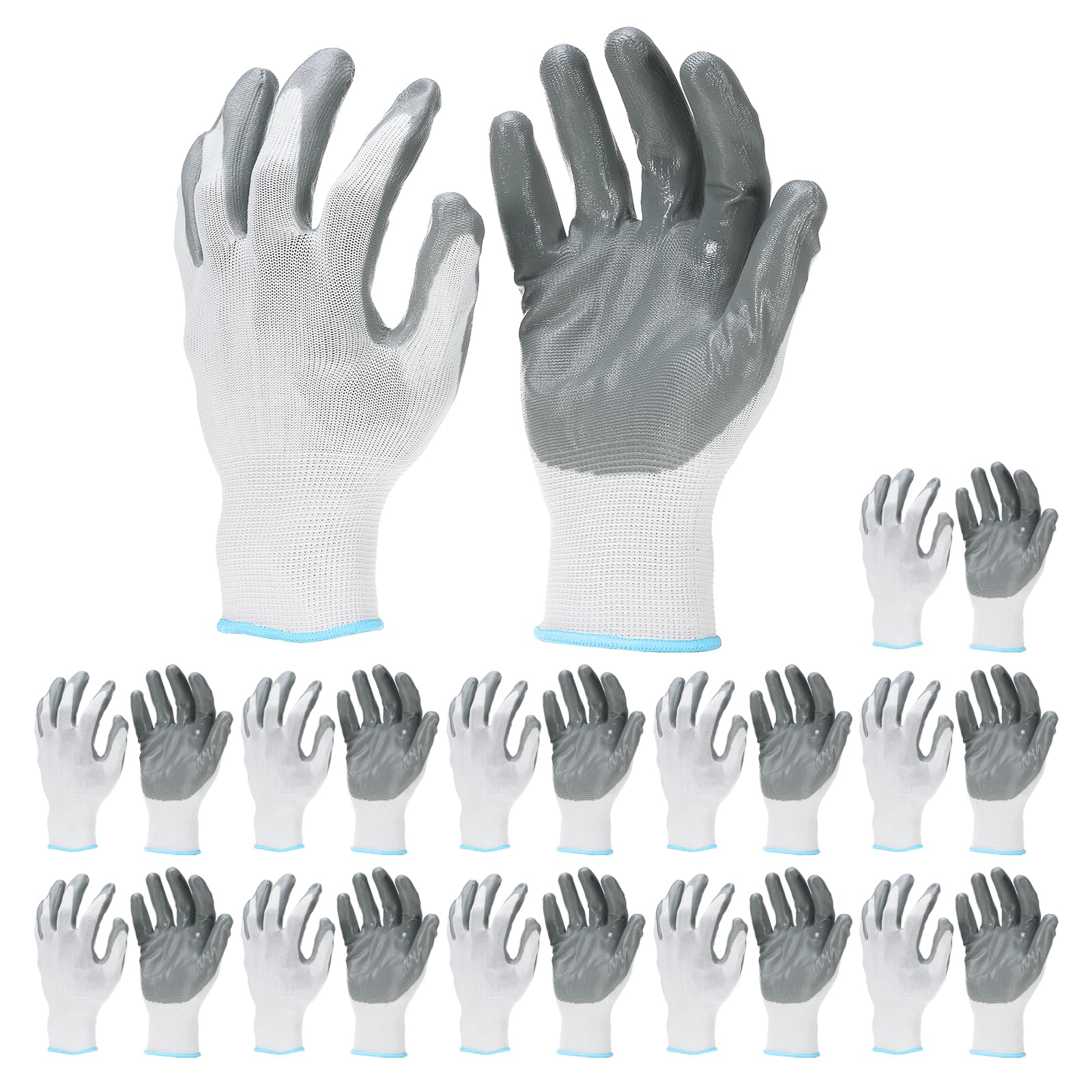 PATIKIL Safety Work Gloves Nitrile Coated