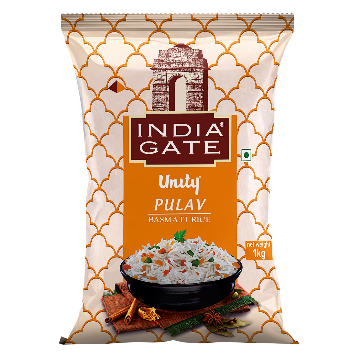 India Gate UNITY PULAV Basmati Rice (from the House of India Gate) 1kg Pack