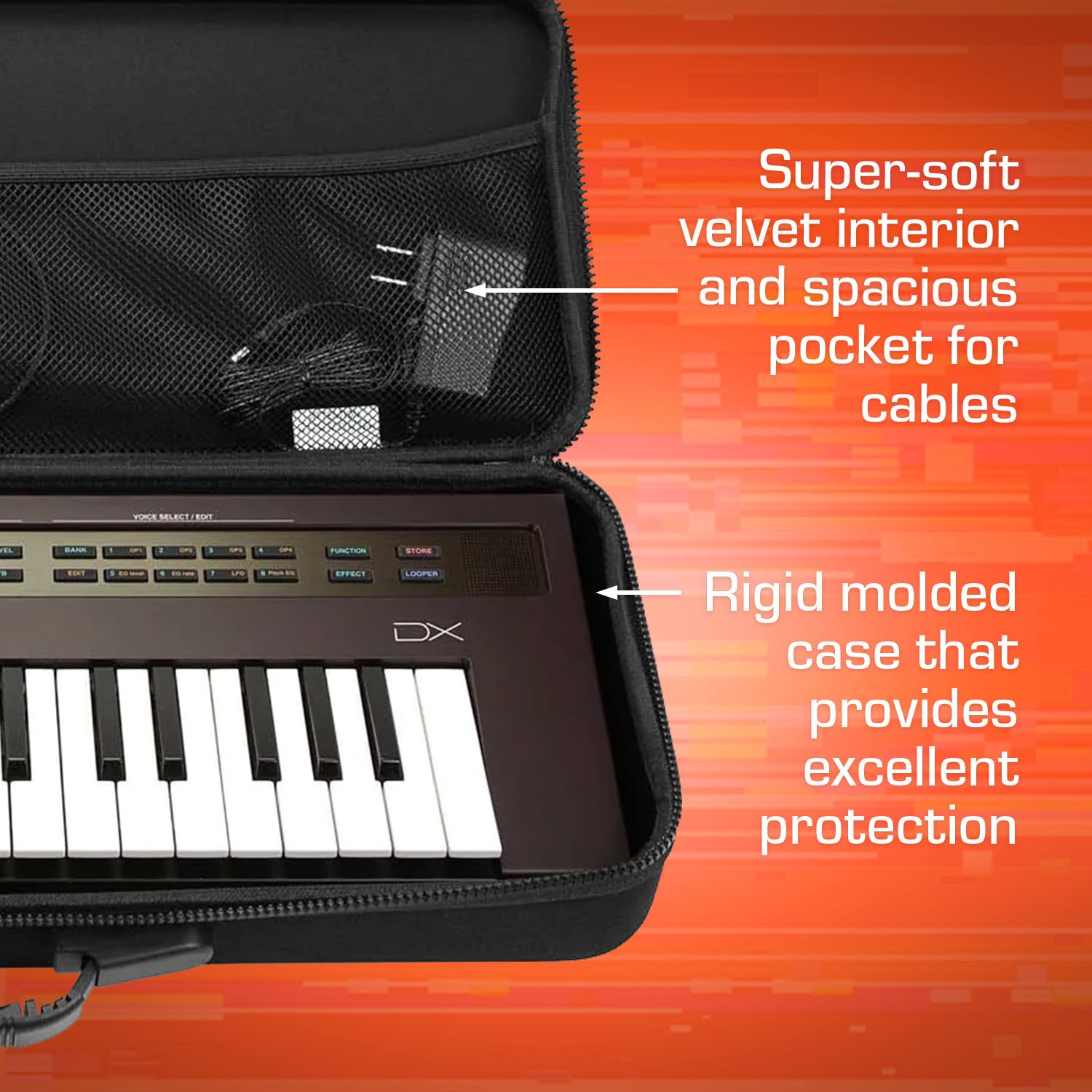 YAMAHA reface CP 37鍵　ソフトケース Amazon.com: ANALOG CASES Yamaha Reface & Arturia KeyStep 37 Case