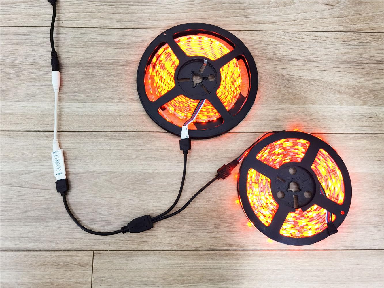 2pcs 5m Cavo di Estensione Striscia LED RGBW Connettore 5 pin Nastro LED Corda di Prolunga Corda Banda LED per 10mm larghi e 12mm larghi SMD 5050 RGBW LED Strip, Nero