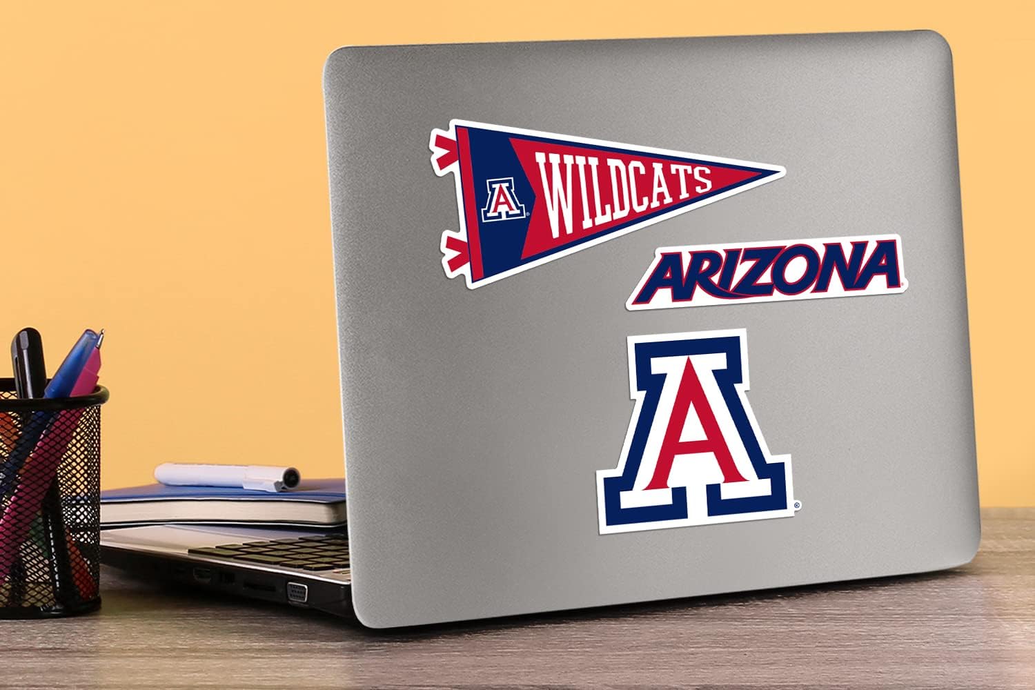 University of Arizona Premium Vinyl Sticker Pack – 9 Waterproof Wildcats Decals for Laptop, Water Bottle, Tablet, Car, Skateboard & More – Officially Licensed Variety Set - Image 4