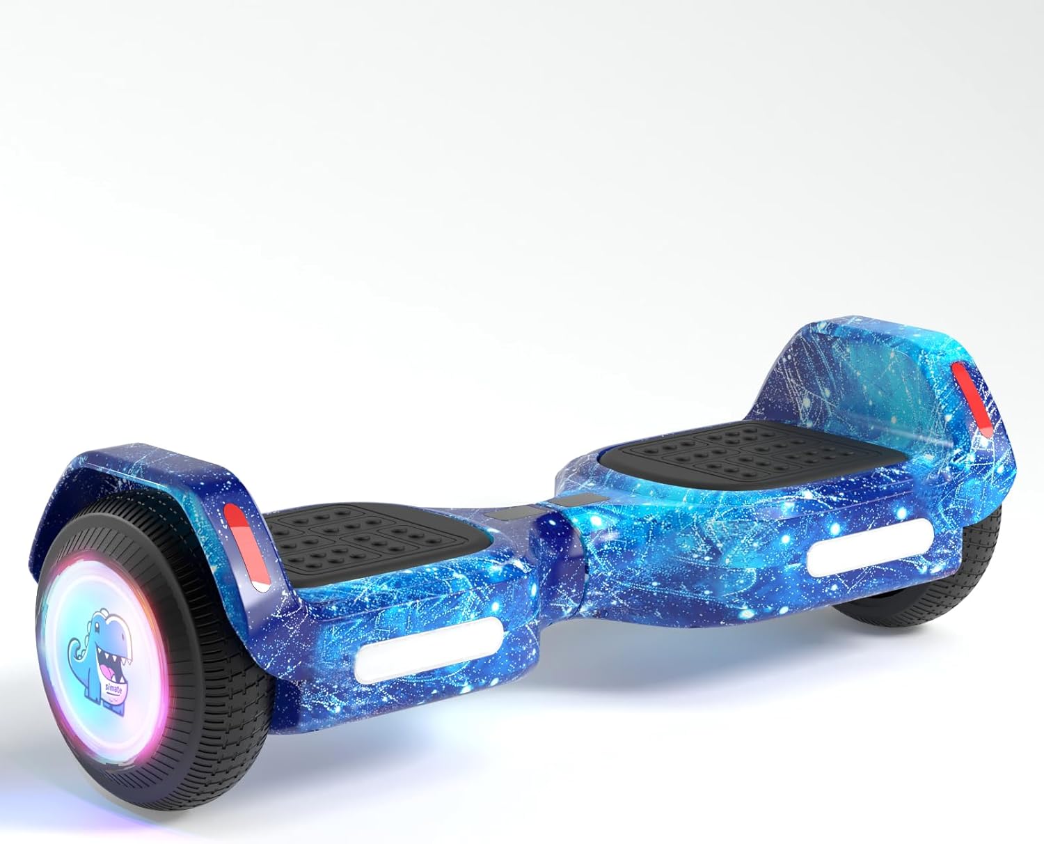 SIMATE 6.5" Bluetooth Scooter, LED Lights & APP & Music Speaker, Long Battery Life, Gifts for Kids & Adults & Girls & Boys, for All Ages