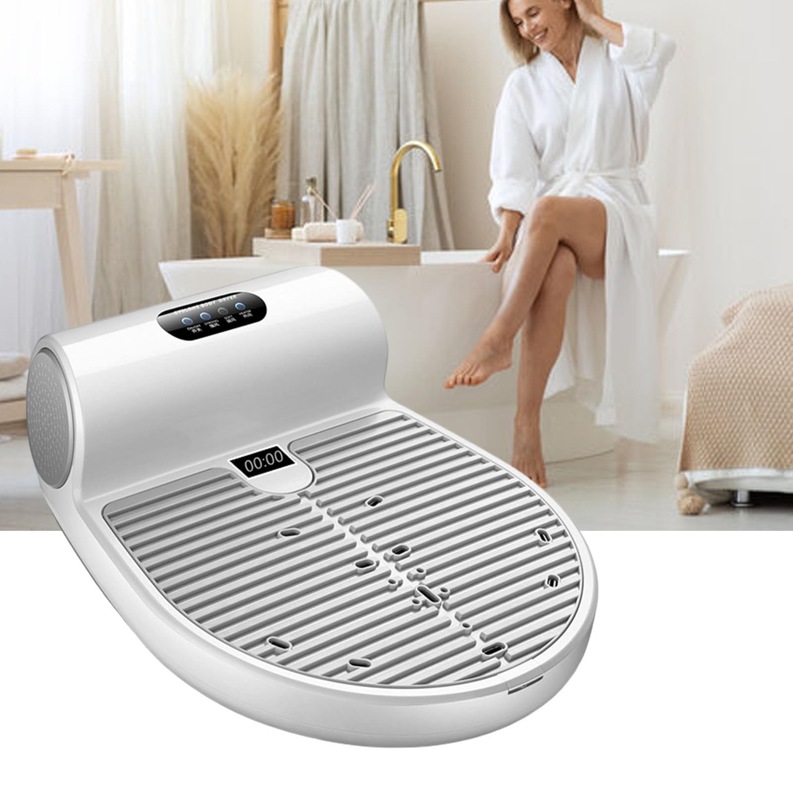 MIRRSSET Secador De Cuerpo Completo,Secador De Cuerpo Seco Al Aire Natural Explota Tu Cuerpo con Aire Continuo,Secador De Cuerpo De Iones Negativos para El Cuidado De La Piel para BañO,Secado