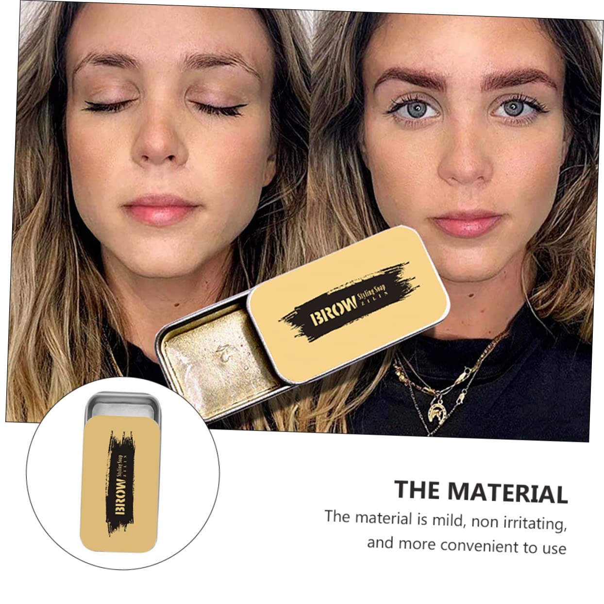 minkissy 9sätze Augenbrauen Styling Teiliges Mit Augenbrauen Pomade Und Dualem Pinsel Einfach Anzuwenden Für Einen Natürlichen Look Geeignet