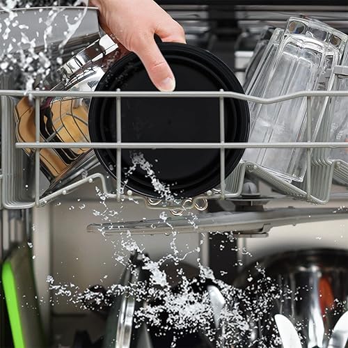 Vista 159 de SLSON - Tazón plegable portátil para perros, gatos y mascotas con 2 mosquetones para paseos, estacionamiento y viajes, para agua y comida