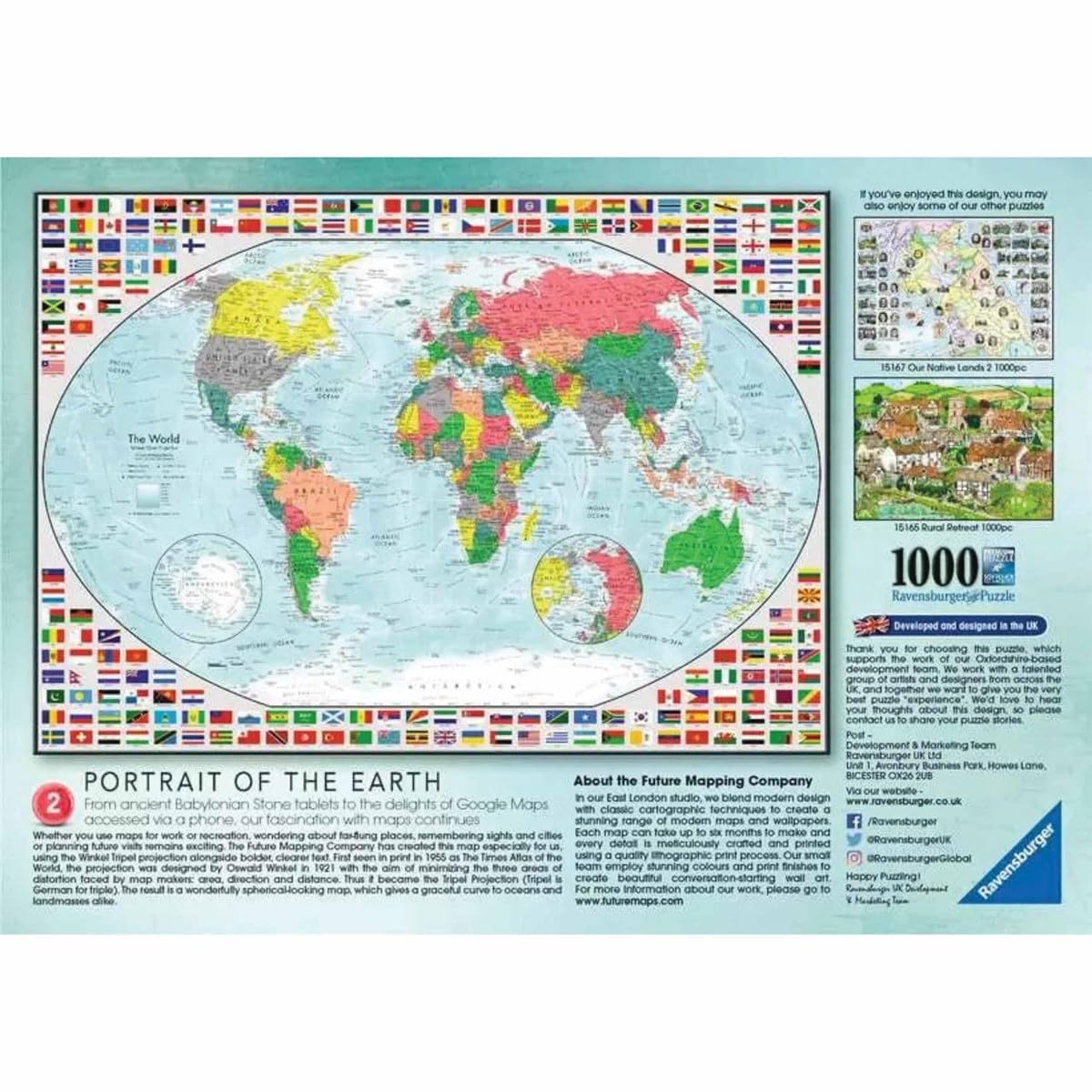Ravensburger Portrait of The Earth 1000 Pieces Jigsaw Puzzles for Adults and Kids Age 12 Years Up, Multicolor - Image 4