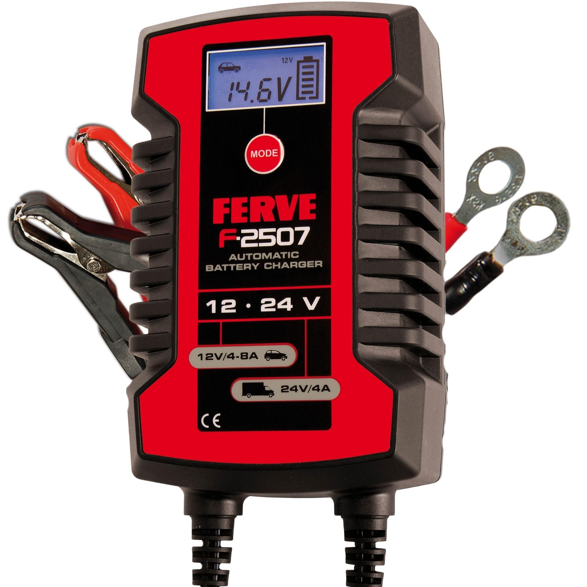 Ferve F-2507 Cargador Automático de Baterías de Plomo Ácido