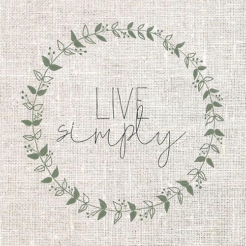 Posterazzi PDXKASQ1916ASMALL Live Simply Allen Kimberly - Póster, 18 x 18 pulgadas, multicolor