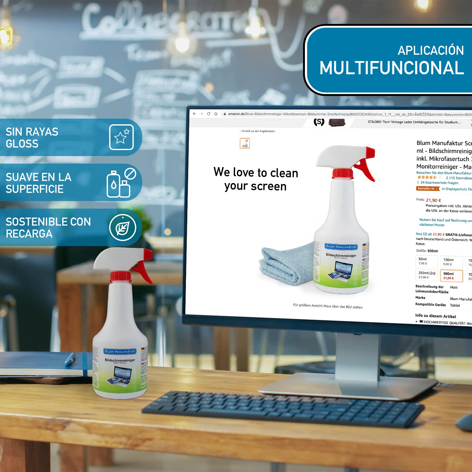 Blum – Limpiador de pantalla