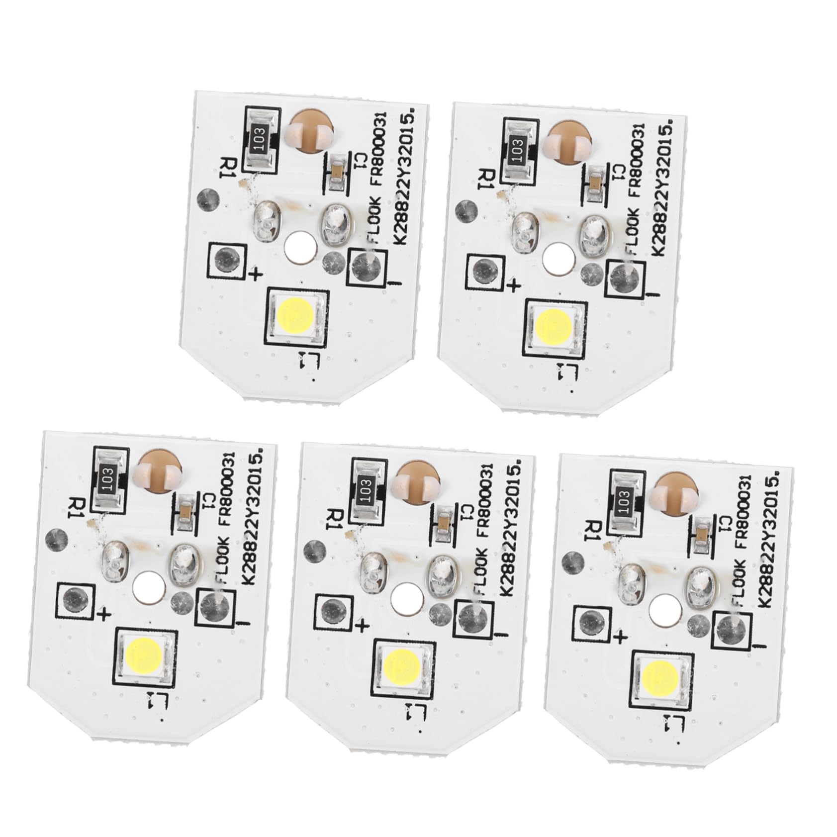 UTHCLO 5pcs Fridge Light Refrigerator Bulb LED Light Part Fridge LED Light Fitting LED Light Model for Feidge Electronic Component White