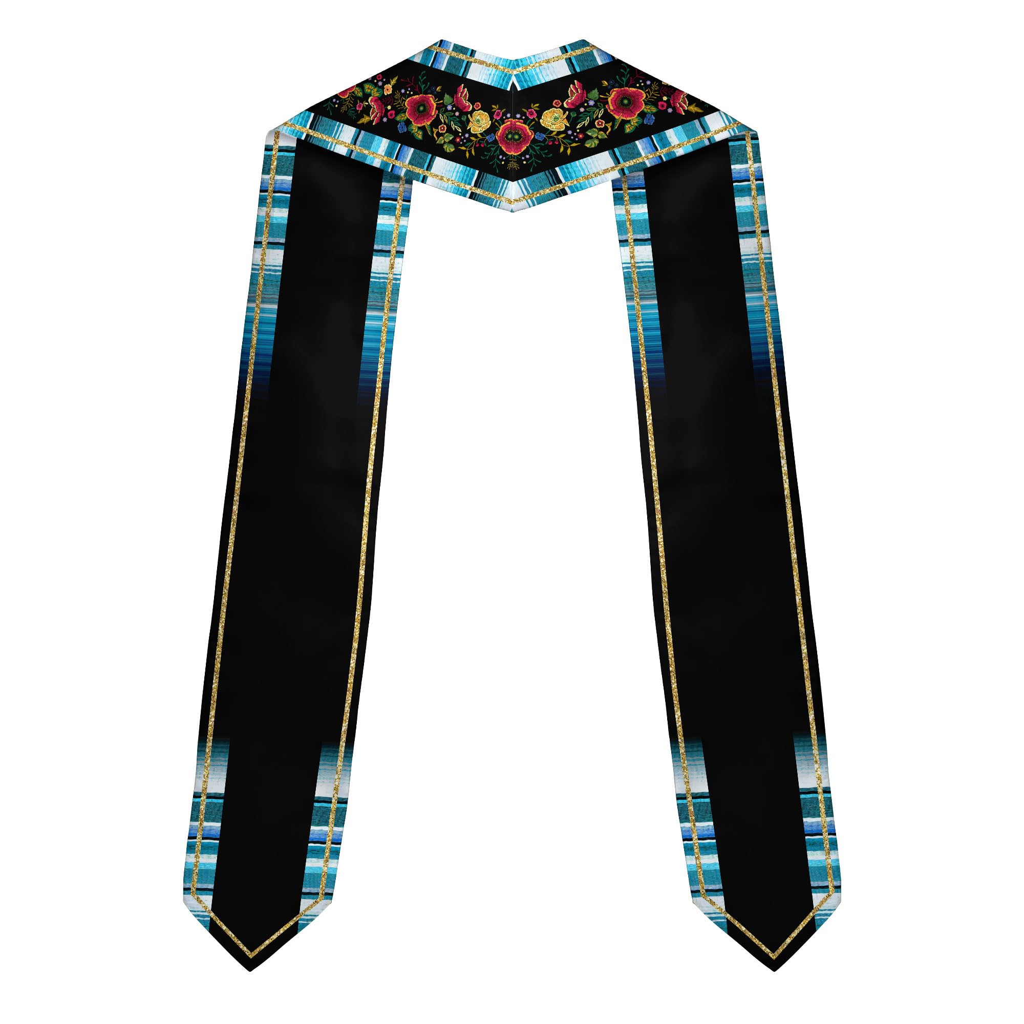 MonkeyVan Honduran Graduation Sash, Custom Honduran American Flag Graduation Sash 2025, Honduras Graduation Stole Style 19