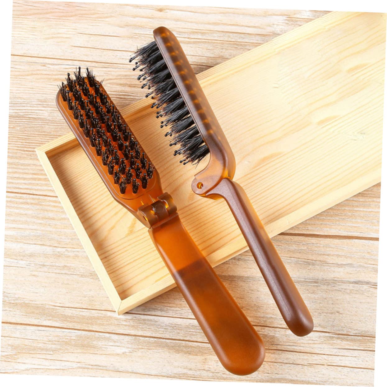 Beavorty 8stücke Faltbarer Reisehaarkamm Praktischer Haarkamm Für Styling Und Massage Für Männer Und Frauen Kompakt Und Tragbar Für Unterwegs Antistatische Borsten Für Schonende
