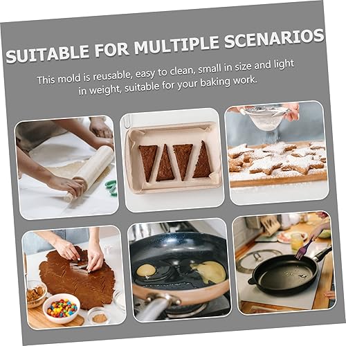 Miniatura 5 de HEMOTON 8 Pcs Fondant Silicone Mold Silicone Letter Molds Alphabet Silicone Molds Cake Decoration Molde De Para Resina Cake Mold Halloween Molds