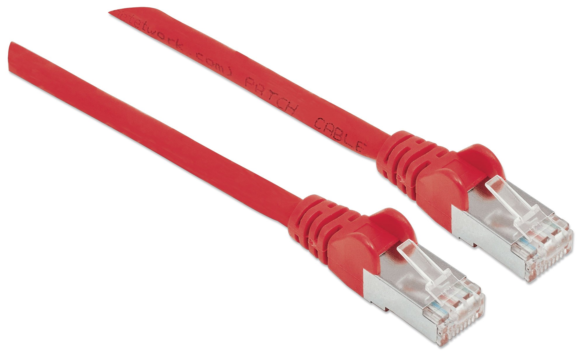 Cable de red cat.7 Plug RJ45 6 A S/FTP LSZH 30 m rojo
