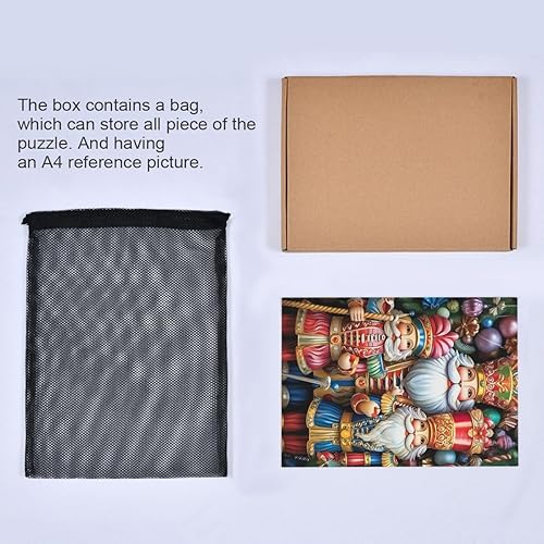 Miniatura 5 de Rompecabezas de 1000 piezas de marioneta de cascanueces para ilustraciones de juegos para adultos, adolescentes y niños 20323020