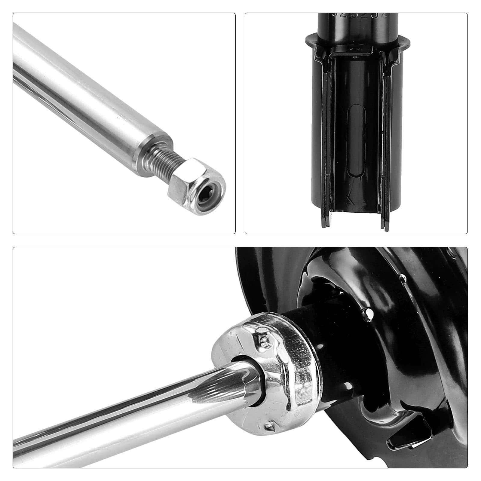 Frankberg 2 ammortizzatori anteriori da 514 mm a pressione di gas | 543022511R; Compatibile con: Clio IV BH, Clio IV Grandtour KH