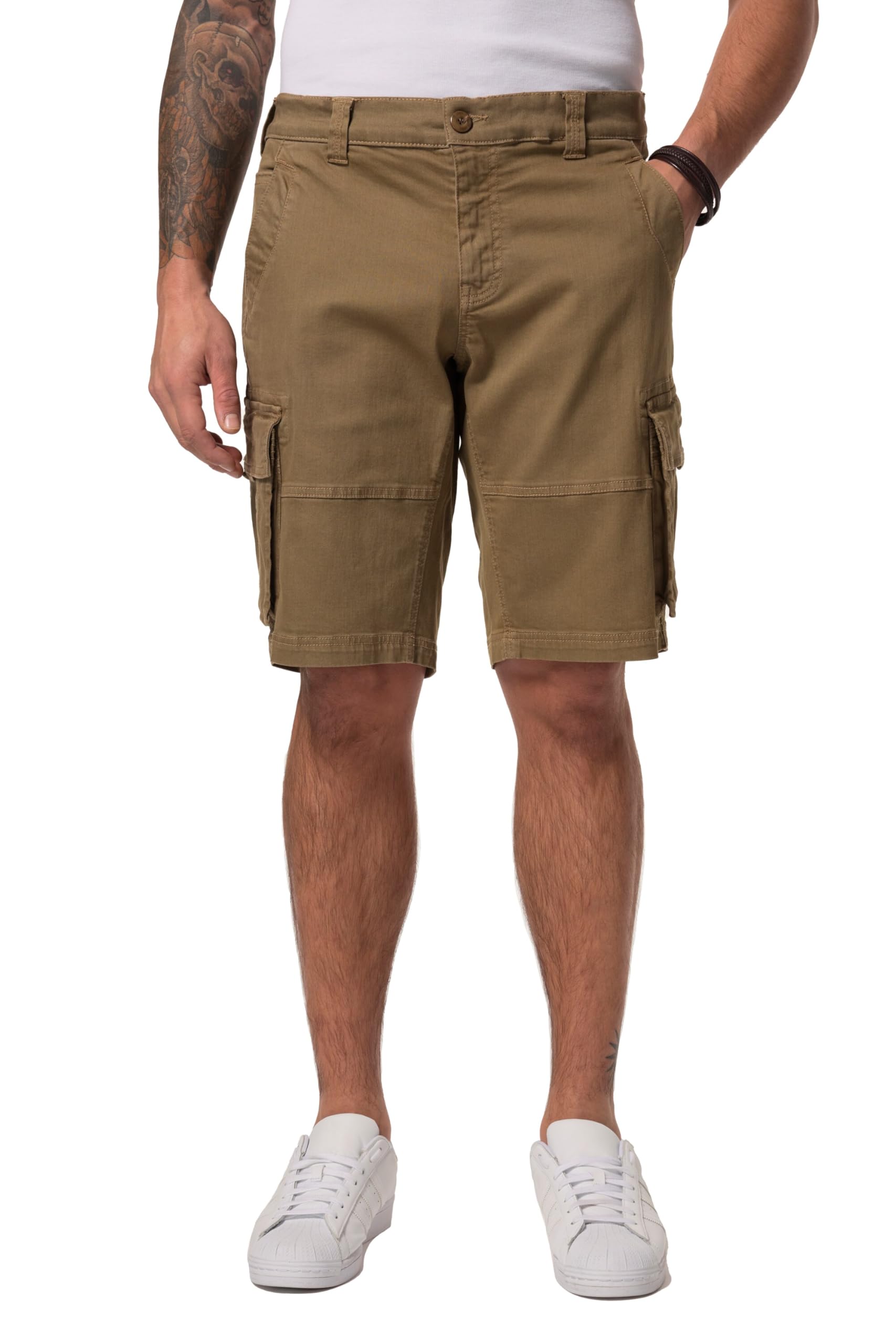 JP 1880 Herren große Größen Übergrößen Menswear L-8XL Cargobermuda, Bauchfit, Cargotaschen 837903