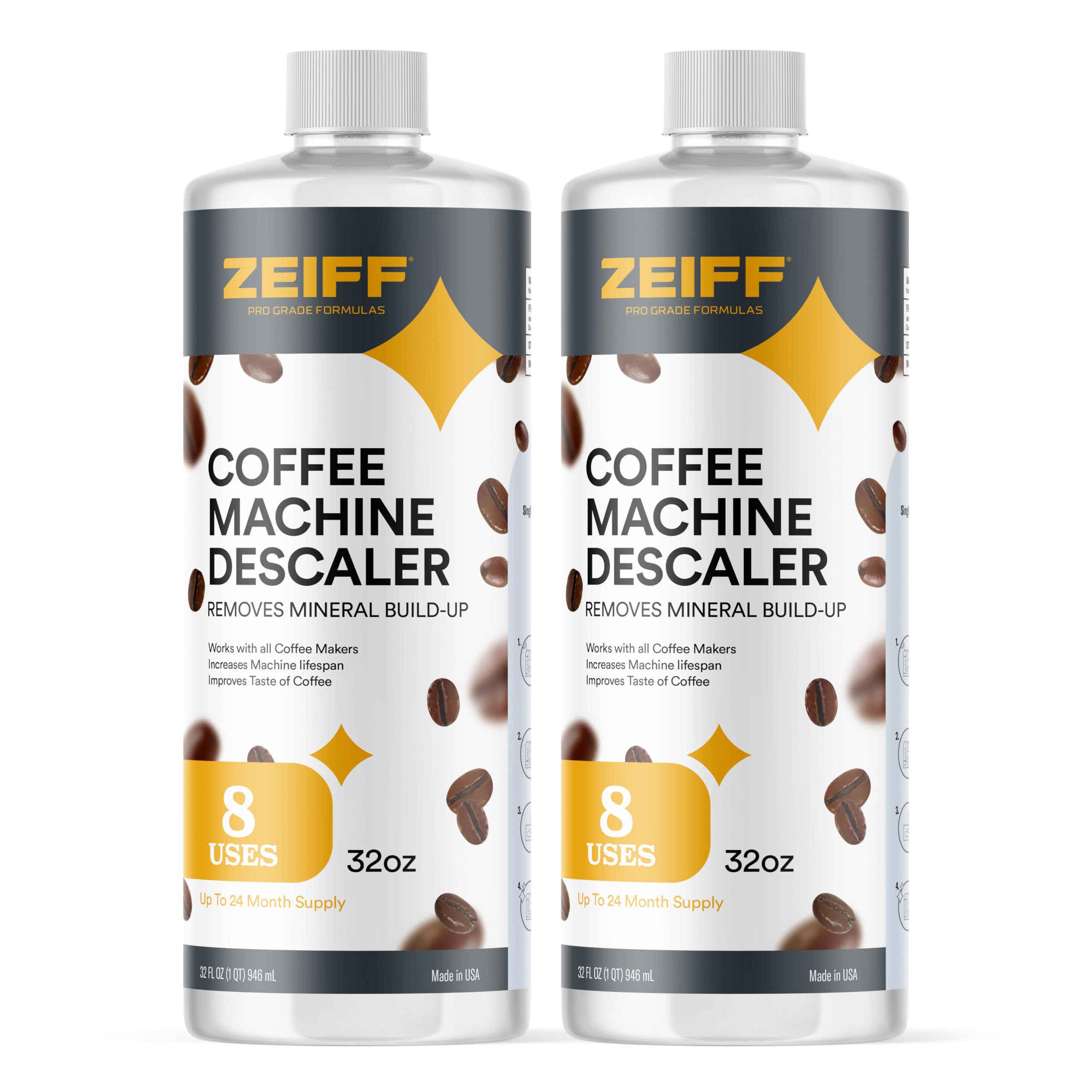 ペプシカーMAIDinFRANCE Amazon.com: Zeiff Coffee Machine Descaler - 32oz (8 Uses