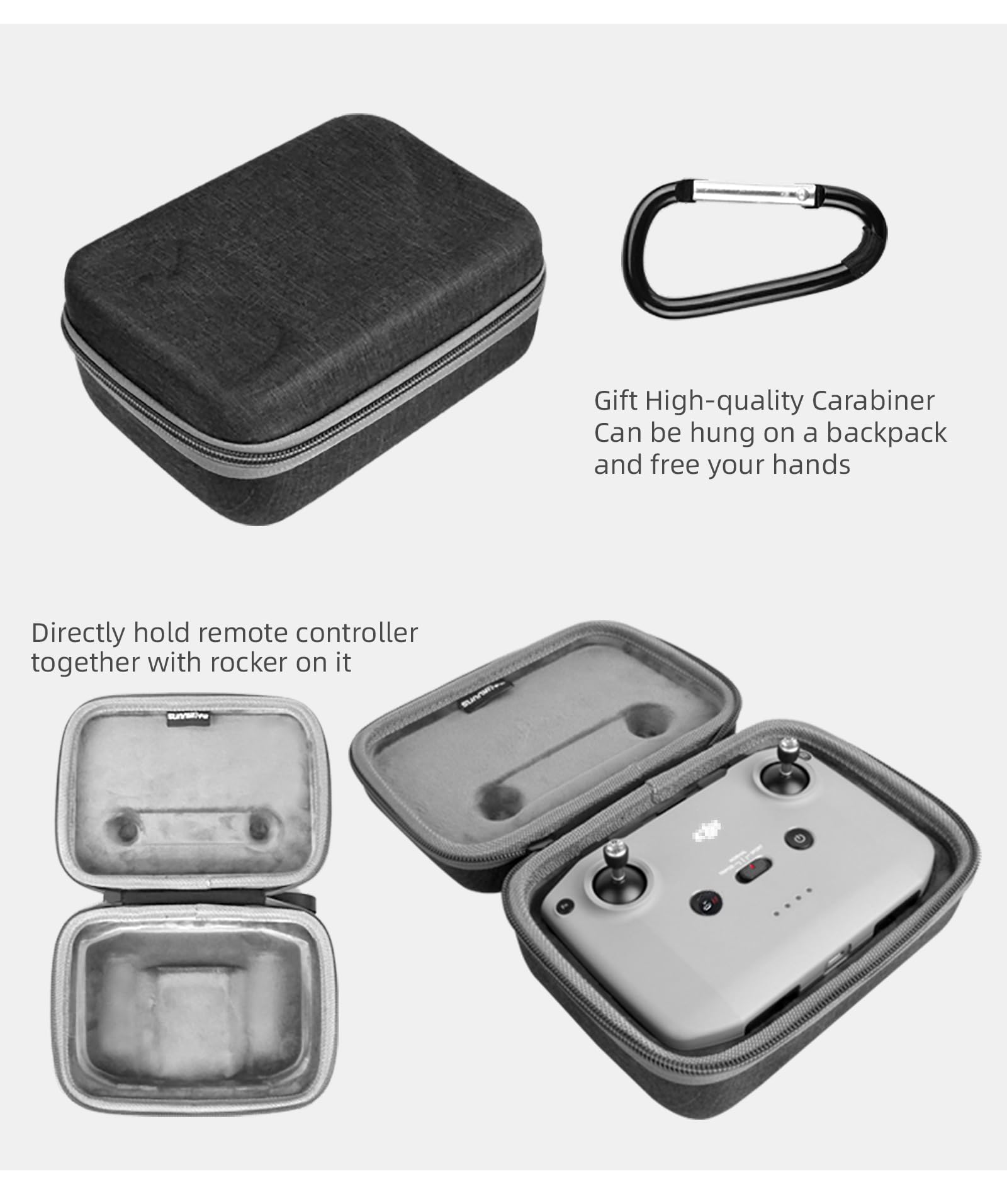 Borsa di protezione per DJI AIR Drone e RC 2 / RC-N2 Telecomando Custodia Custodia Portatile Custodia di Stoccaggio Custodia di Trasporto, Per Dji Air 3 Drone + Rc N2 Telecomando, Custodia