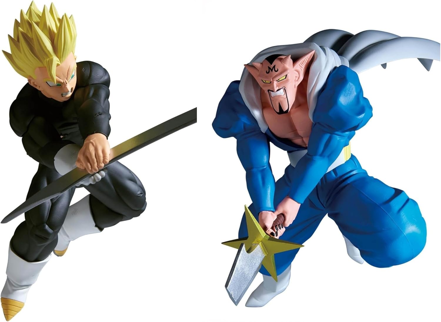 Dragon Ball Figure Super Saiyan Gohan and Dabura MATCH MAKERS 2-Piece Set Size: Gohan approx. 15 cm, Dabura approx. 20 cm
