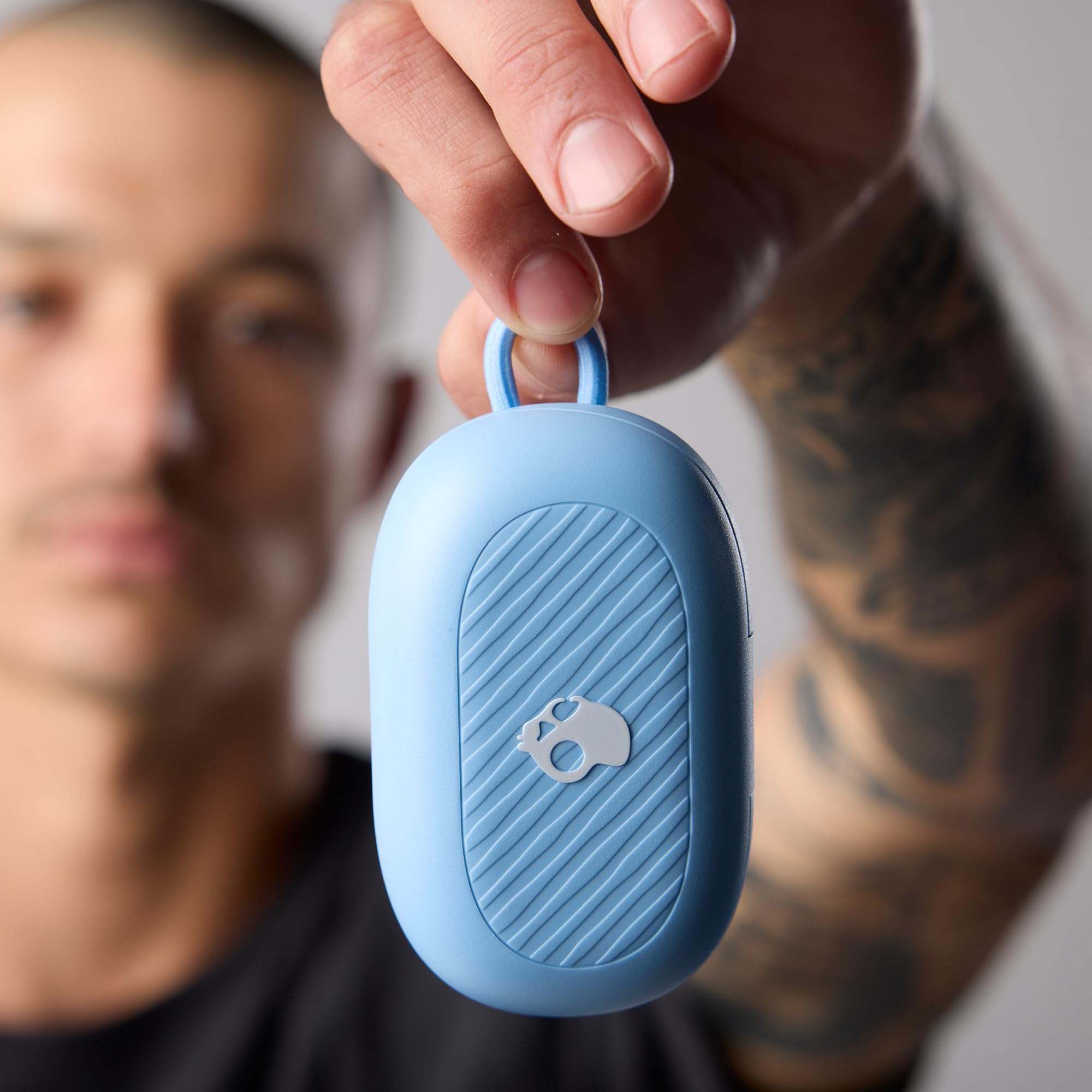 Skullcandy Push Play Active Auricolari Wireless Bluetooth In-Ear con Microfono, 34 Ore di Autonomia, Modalità Stay-Aware, Compatibili con iPhone e Android, Preppy Summer