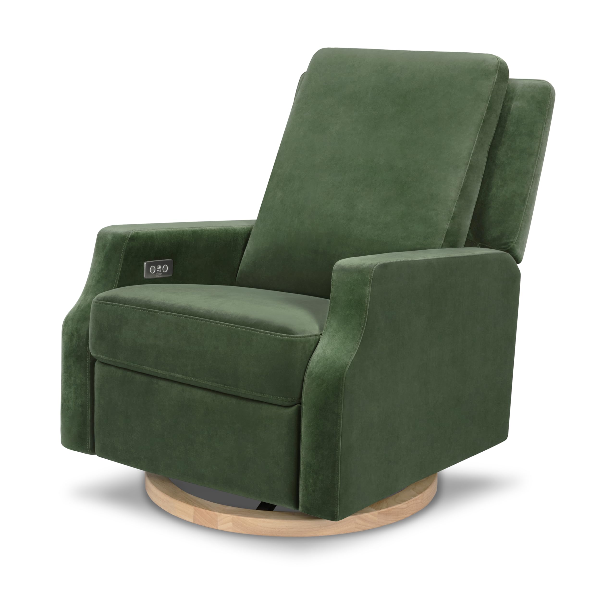 Namesake Crewe Glider Recliner Nursery Chair - GREENGUARD Gold & Certi-PUR US Certified Rocker Recliner - Glider Rocking Chair for Nursery & Living