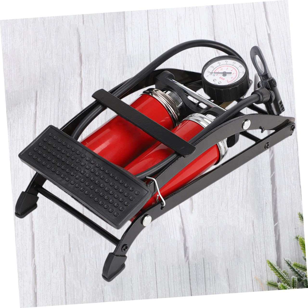 POPETPOP pompa a pedale pompa aria portatile pompa d aria portatile Pompa aria per auto pompa ad aria elettrica bici Gonfiore pressione dell'aria sui pedali pompa ad aria a pedale