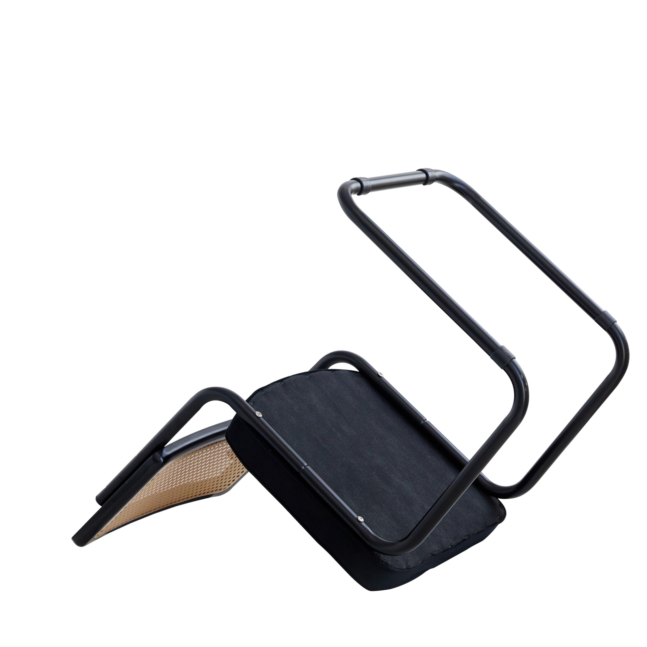 Juego de 6 Sillas de Comedor Escandinavas, Sillas de Comedor con Patas Cromadas, Sillas Voladizas, Sillas de Oficina, Sillas Modernas (Negro-2)