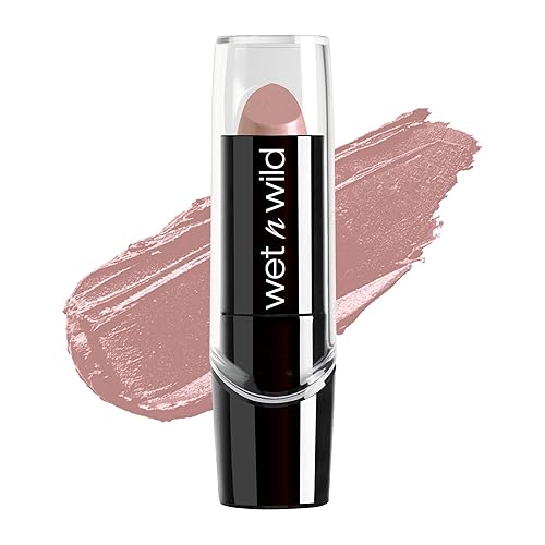 Vista 22 de Wet n Wild - Lápiz labial con acabado sedoso, color labial hidratante rico y acumulable, formulado con vitaminas A, E y macadamia para una Un breve