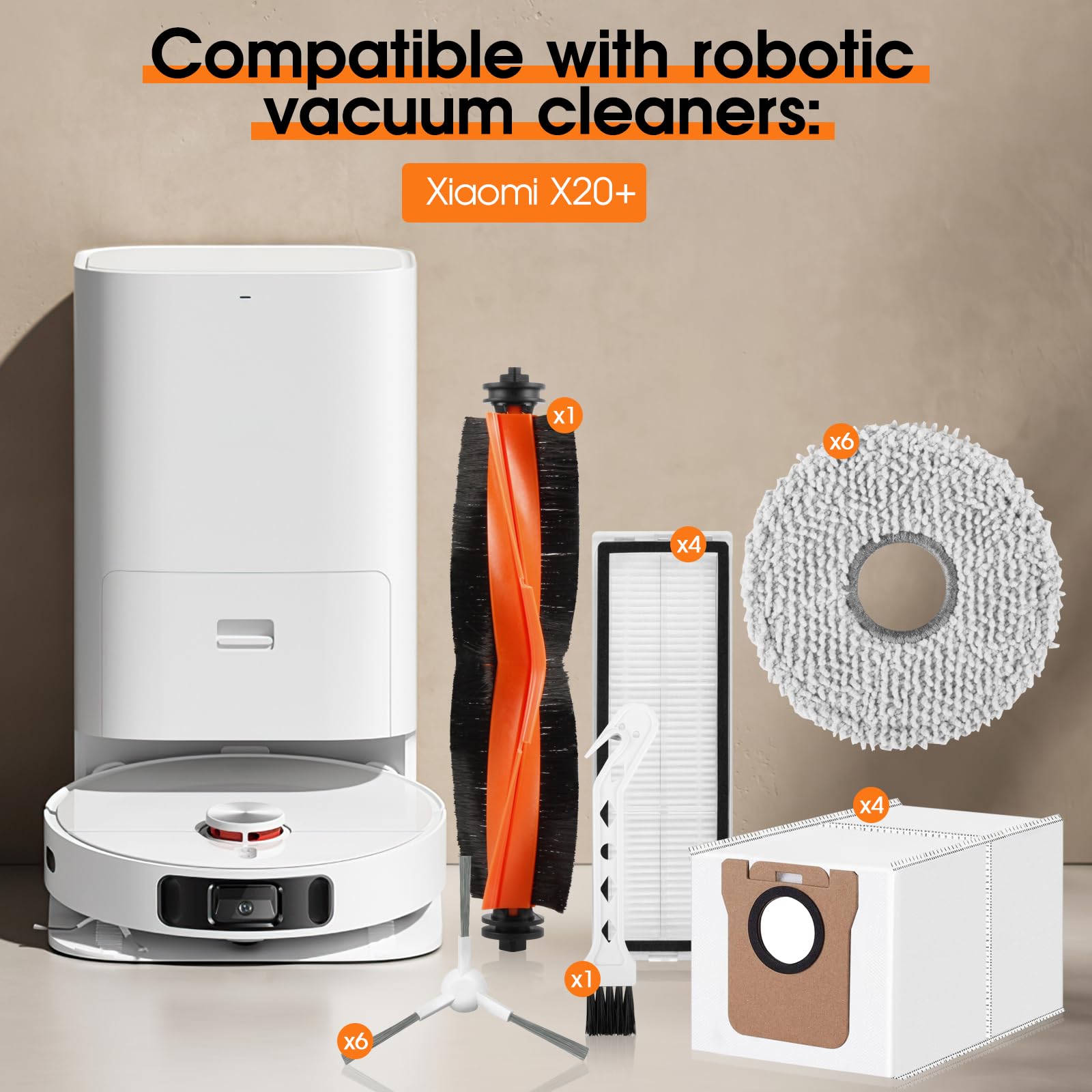 Pour Xiaomi Lydsto S1 Robot Aspirateur Pièces de Rechange Accessoires