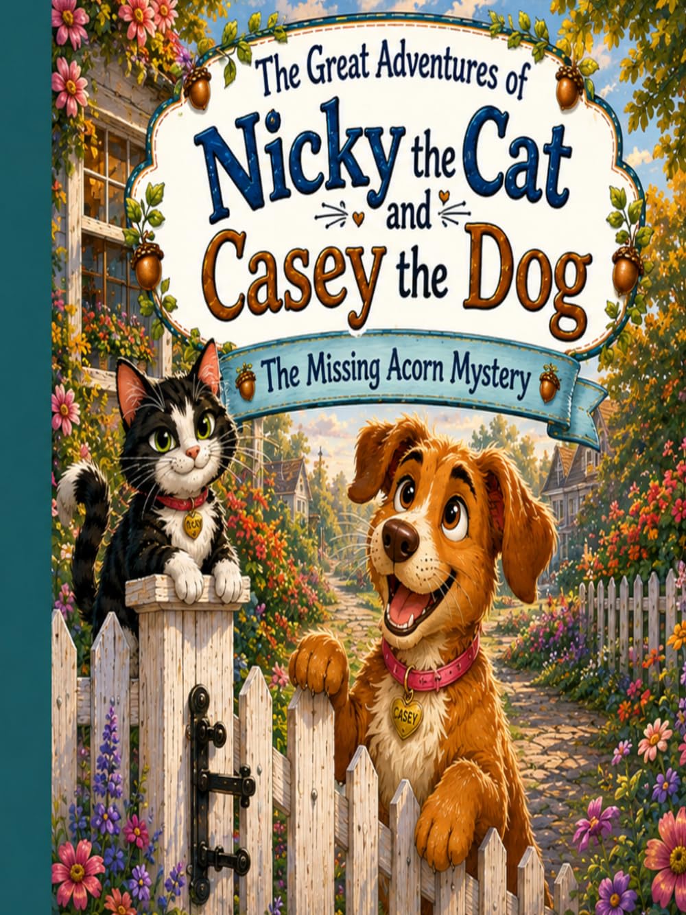 The Great Adventures of Nicky the Cat and Casey the Dog: The Missing Acorn Mystery (Nicky & Casey Adventure Series)