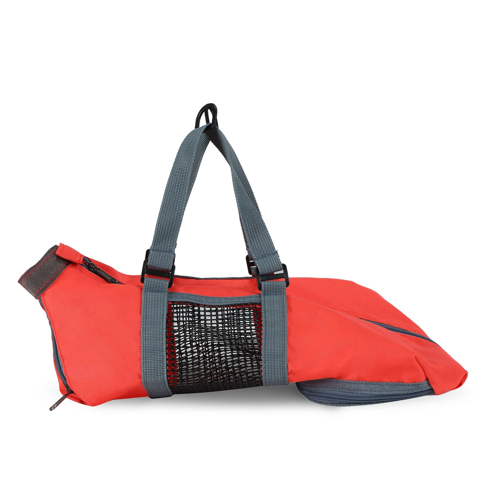 Cinf Cat Nail Clipping Cleaning Grooming Restraint Bag No Scratching Biting for Bathing Nail Trimming Injecting Examining(Pure Red,M) - image 4