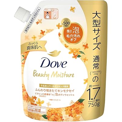 Dove(ダヴ) ボディーソープ キンモクセイ (泡ボディウォッシュ) 詰め替え 750g