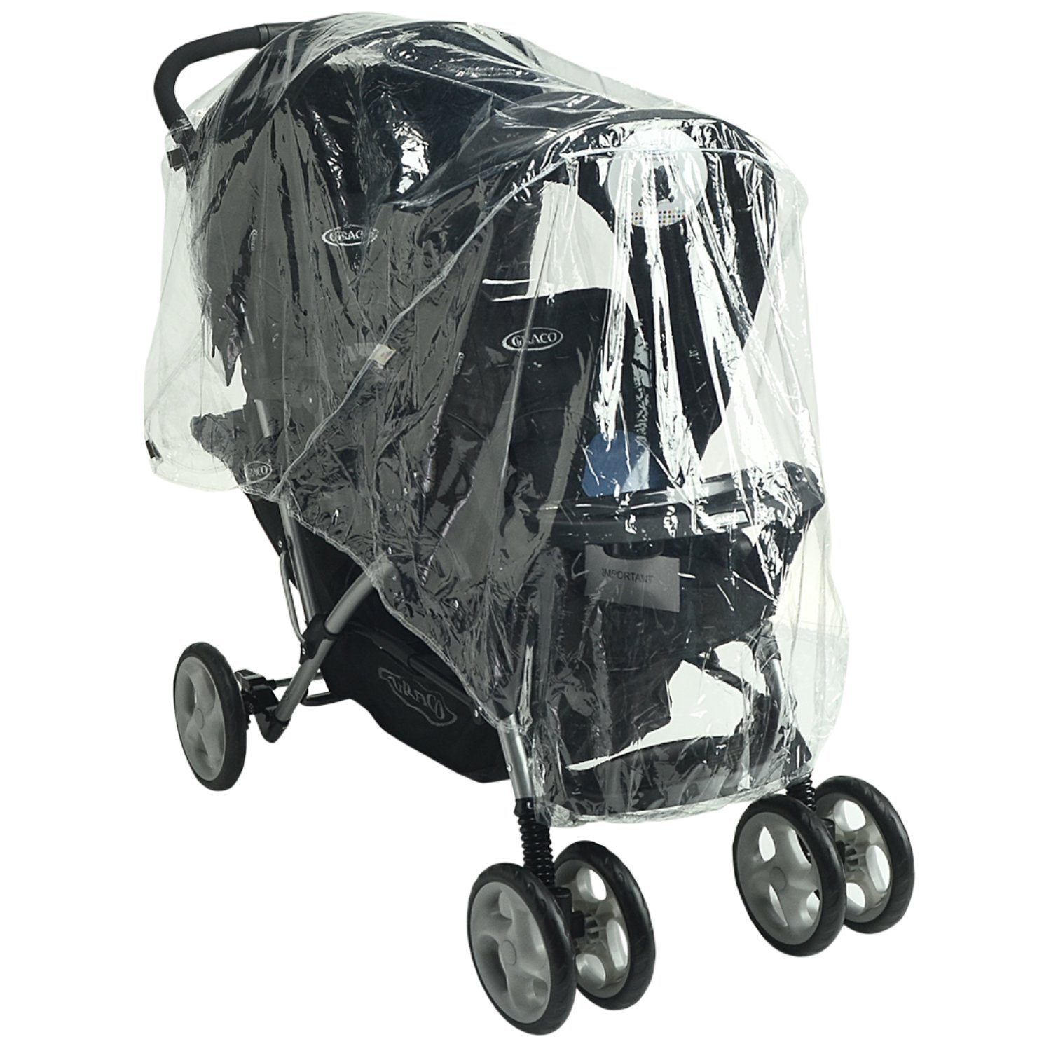 Protege Pluie Habillage Pluie Poussette Double Graco Housse Pluie