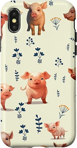 Miniatura 7 de iPhone 12 mini Pig pattern in beige amazing Nature Lover Art Men Women Case